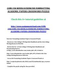 Effective Assignment Writing Service